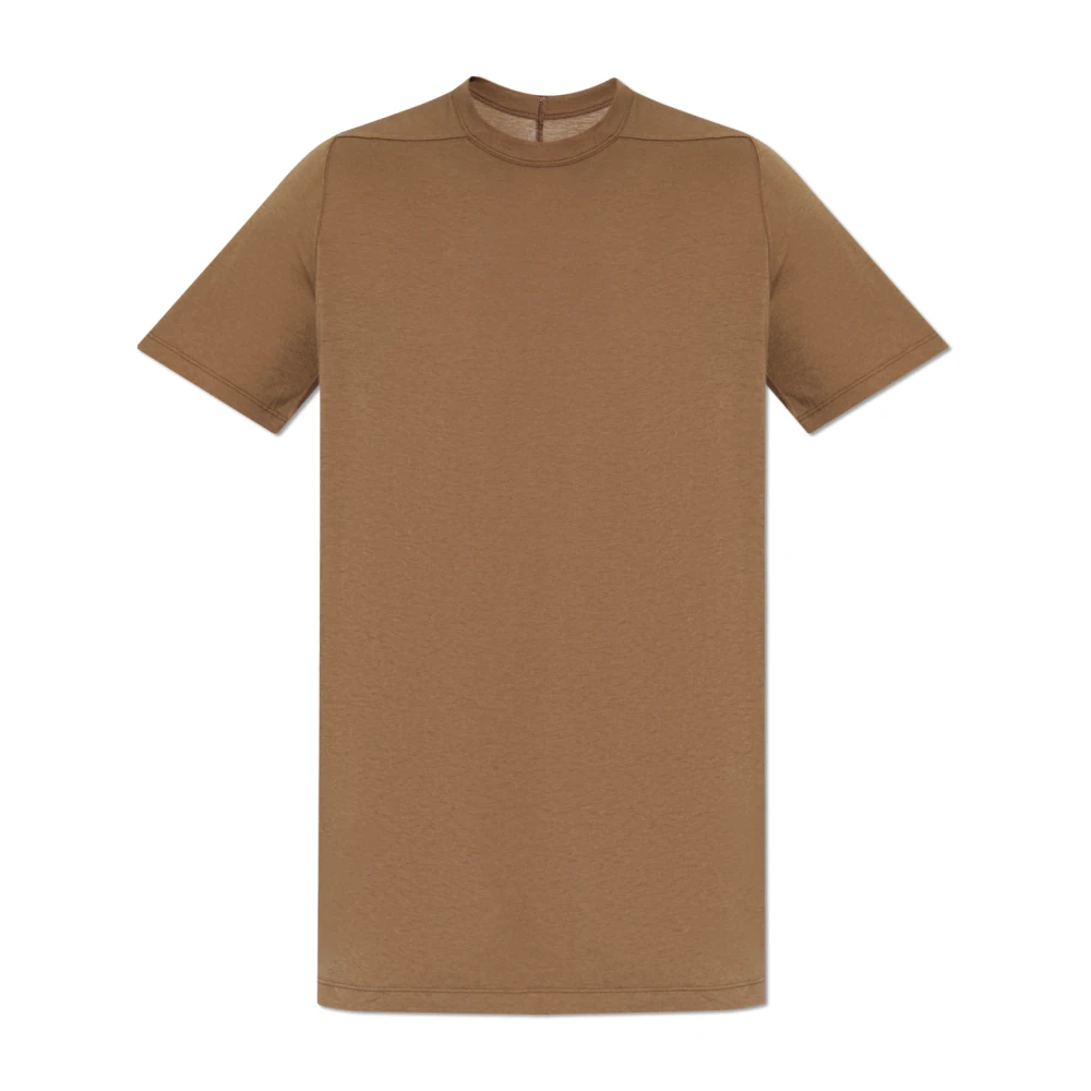 Rick Owens T-shirt 'Level T' Brown Heren
