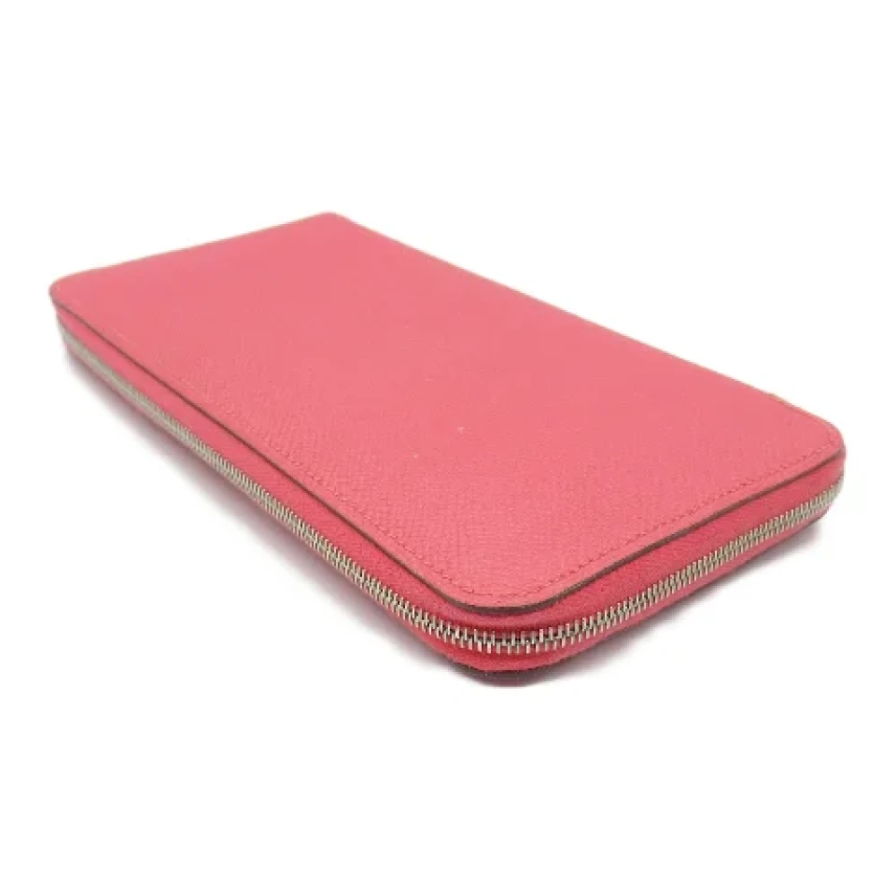 Hermès Vintage Pre-owned Leather wallets Pink Dames