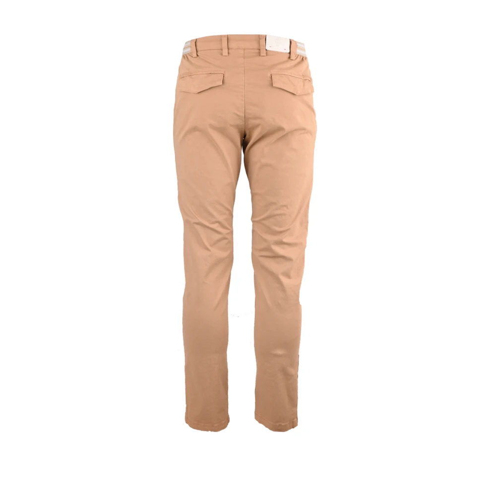 Eleventy Katoenen Jogger Broek Beige Heren