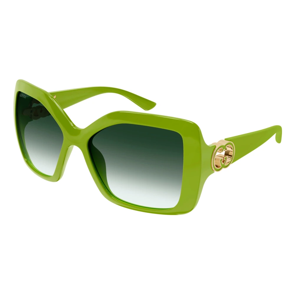 Gucci Women's Green Stylish Sunglasses Pillow Verde Lucido - Sunglasses - 59 Mm - Accessories