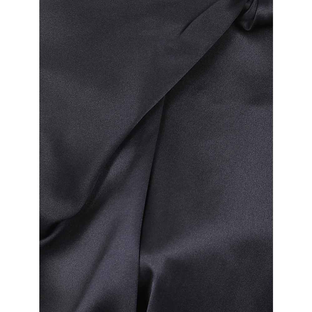 Max Mara Zwarte Key Blouse Ronde Hals Black Dames