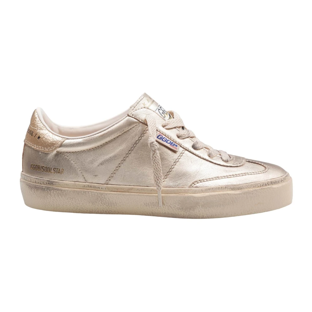 Golden Goose Women's Beige/Golden Soul Star Sneakers