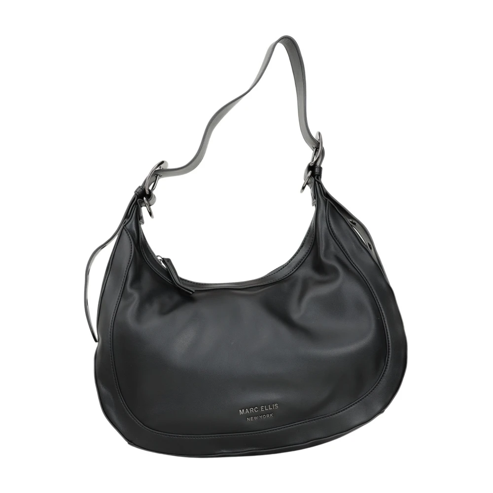 Marc Ellis Zwarte Shopper Tas Piper L Black Dames