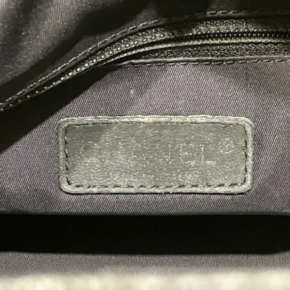Chanel Vintage Pre-owned Canvas chanel-bags Black Dames