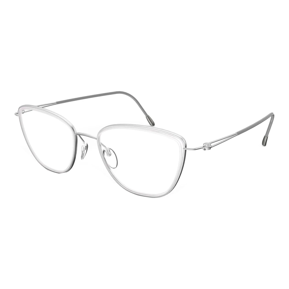 Silhouette Unisex Gray Glasses, 52 Mm, Eyewear Frames