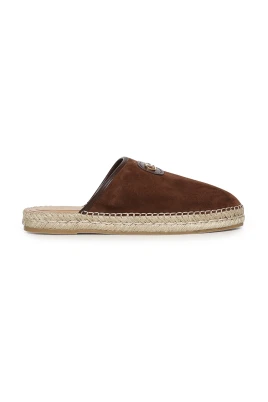 Logo-plaque Flat Mules