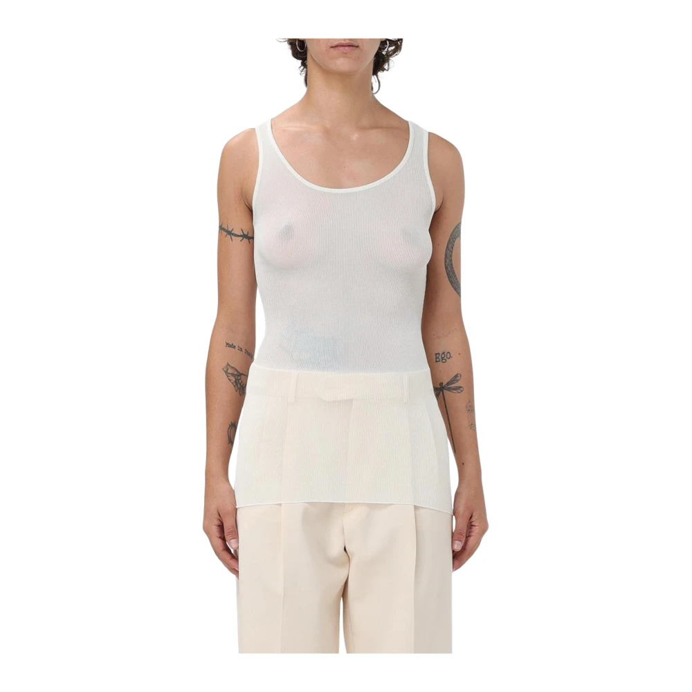 Tops > Sleeveless Tops - - Ami Paris - Modalova