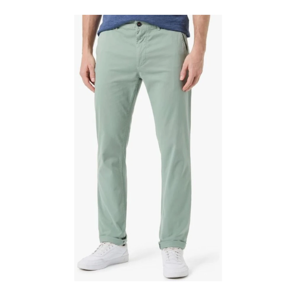 Hugo Boss Slim Chino Broek voor Mannen Green Heren