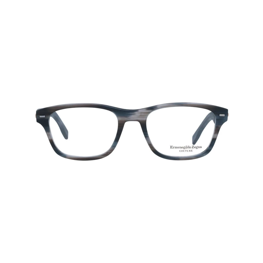 Ermenegildo Zegna Grijze Trapezium Optische Frames Gray Heren
