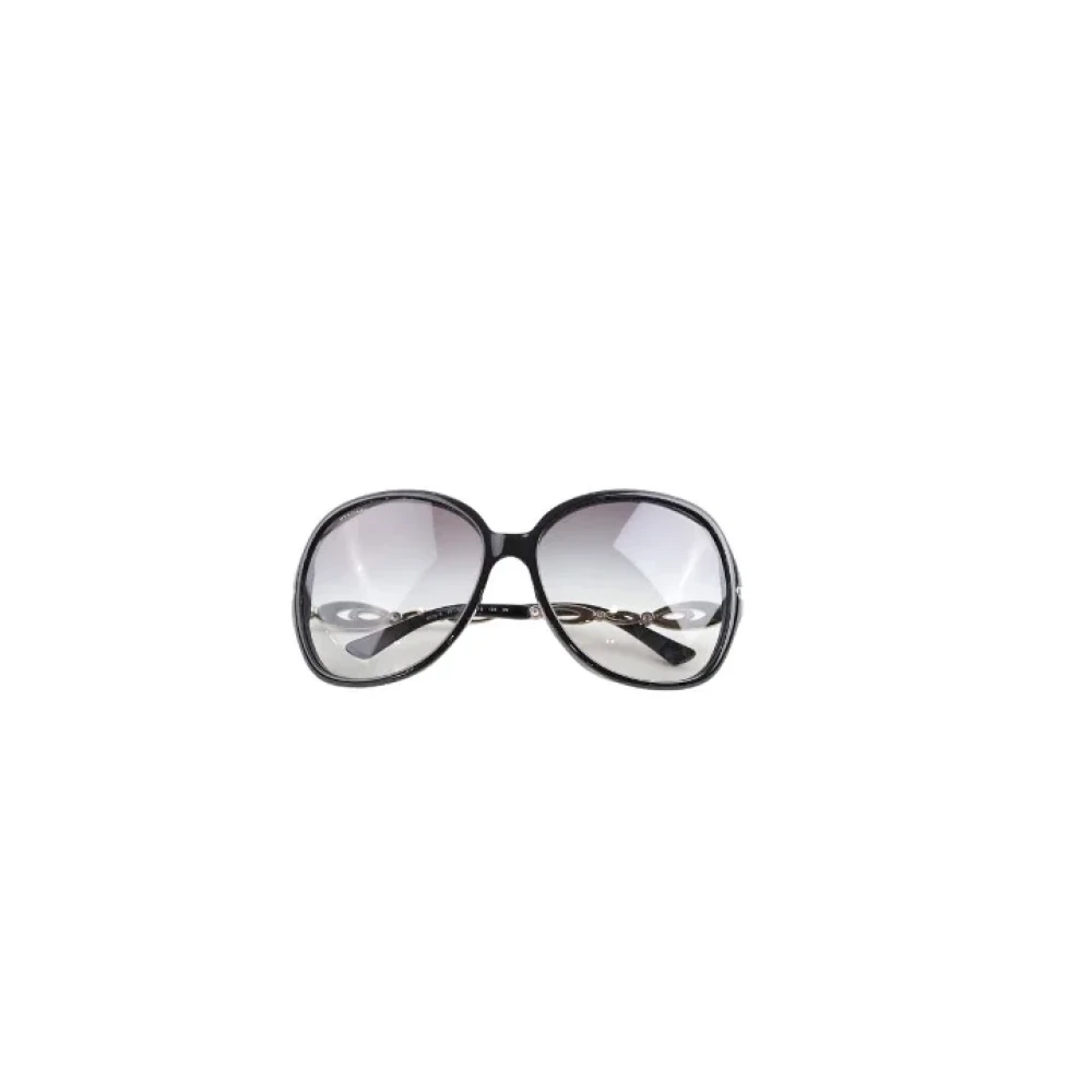 Bvlgari Vintage Pre-owned Plastic sunglasses Black Dames