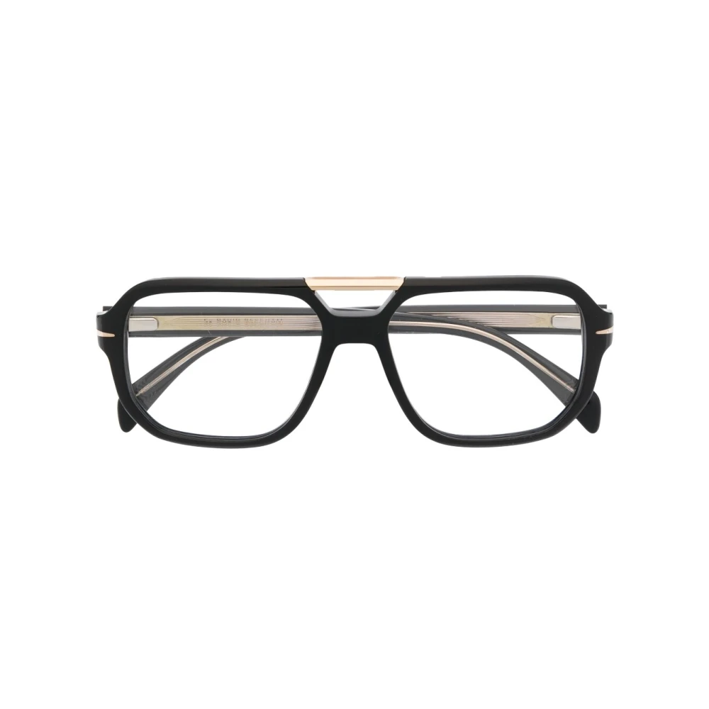 Eyewear by David Beckham Zwarte Optische Bril veelzijdig en stijlvol Black Heren