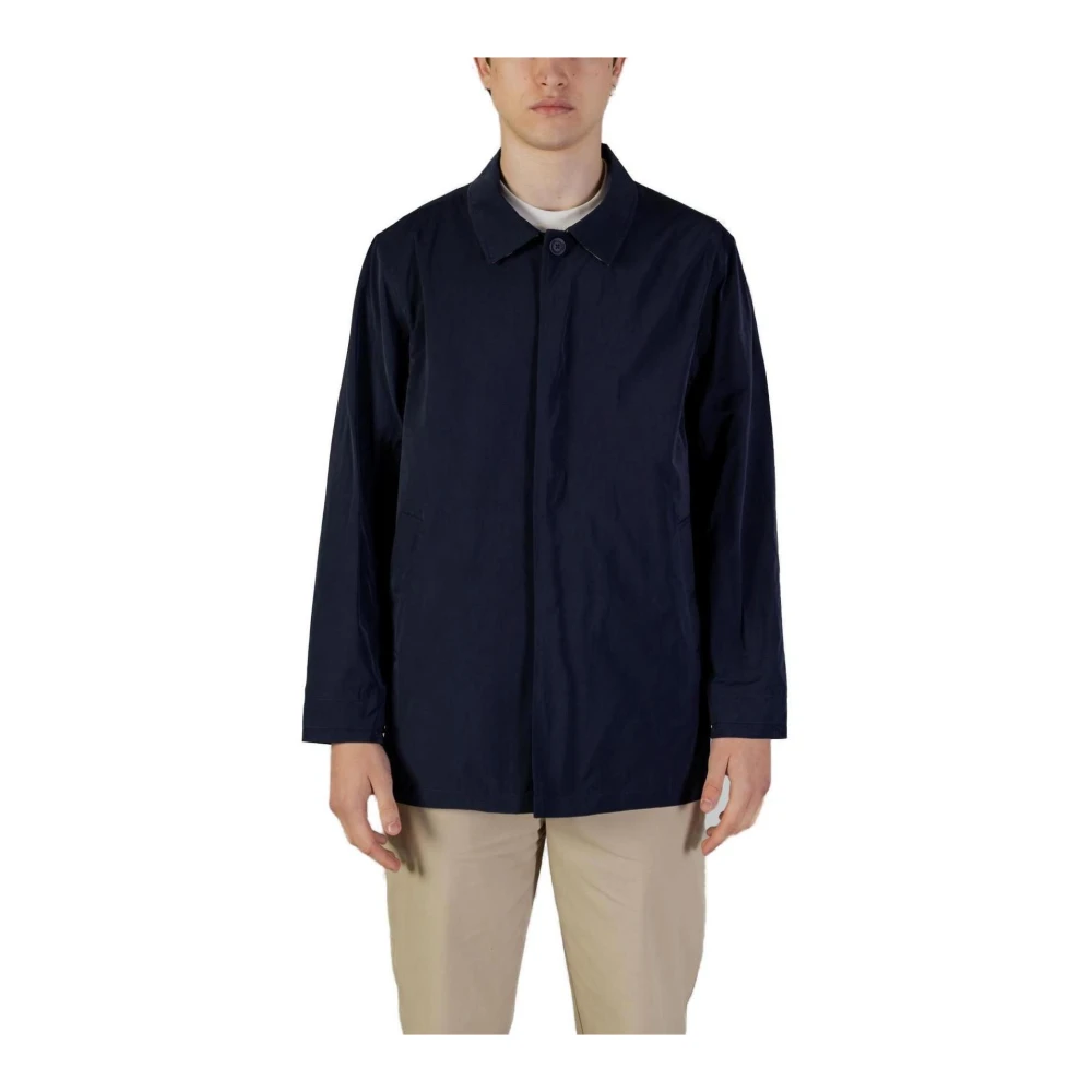 Aquascutum Lente Zomer Heren Parka Blue Heren