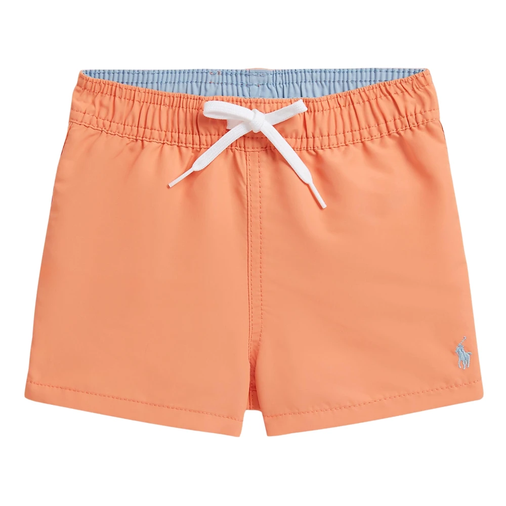 Ralph Lauren Men's Orange Logo Swim Shorts