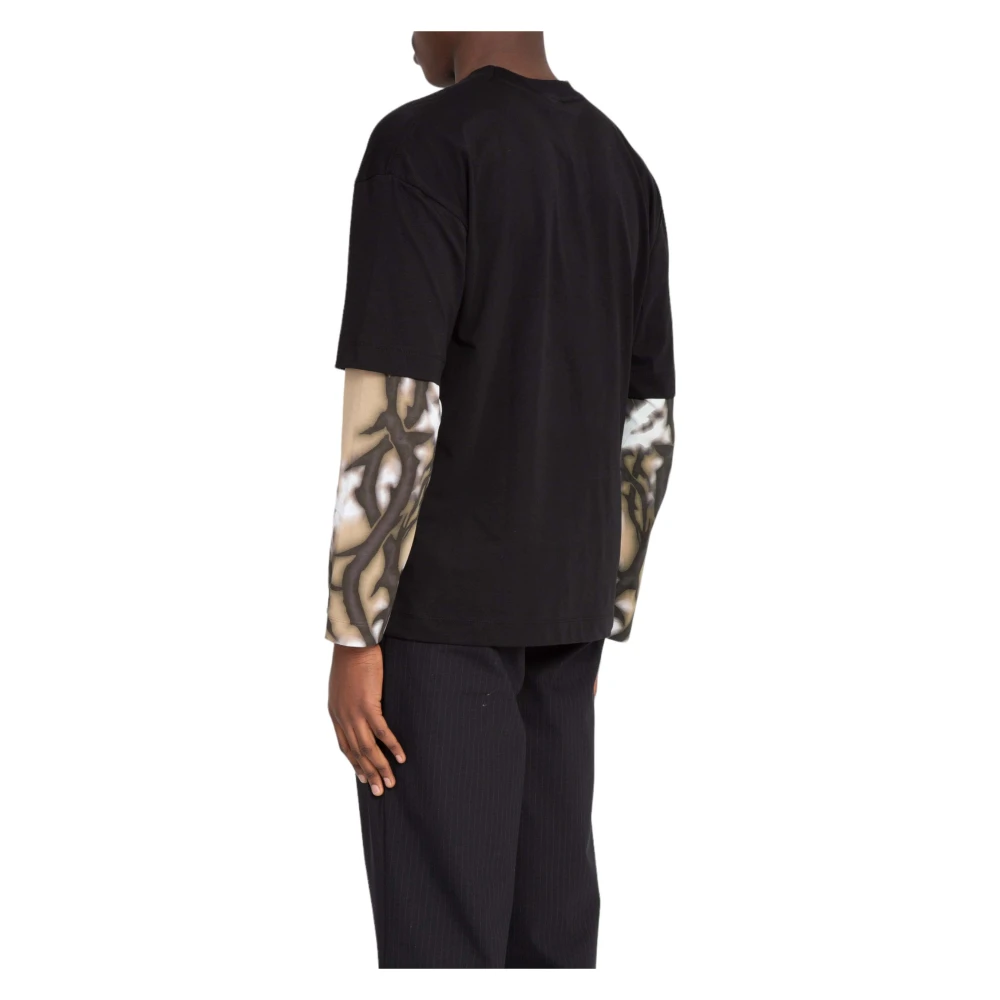 Études Zwarte Doornen Longsleeve Tee Black Heren