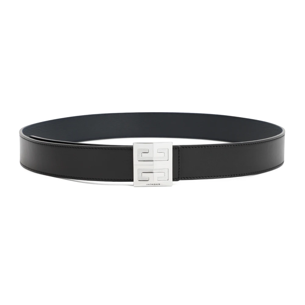 Givenchy Zwarte Omkeerbare Riem met 4G Gesp Black Heren