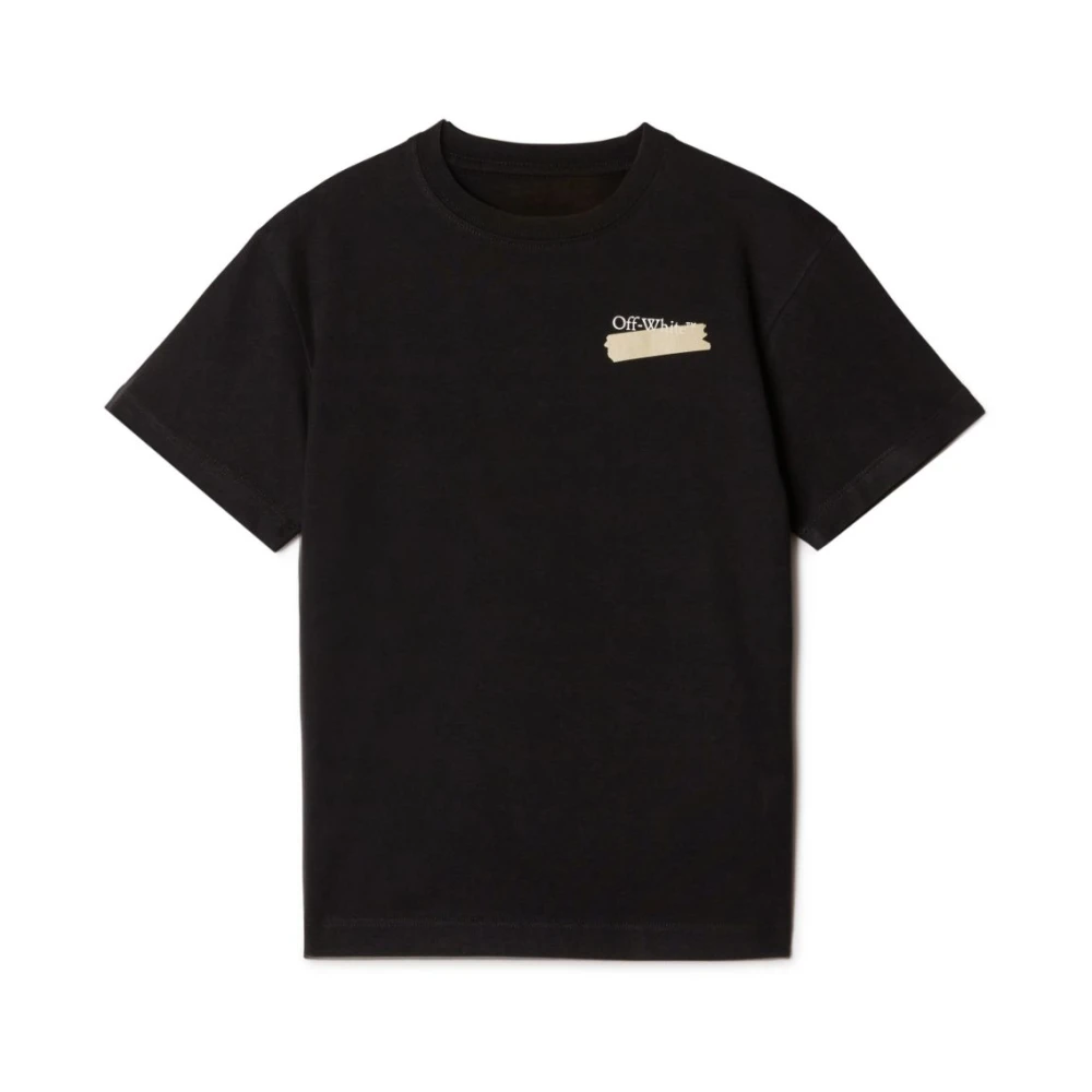 Off White Svart piltryck T-shirt Black, Pojke