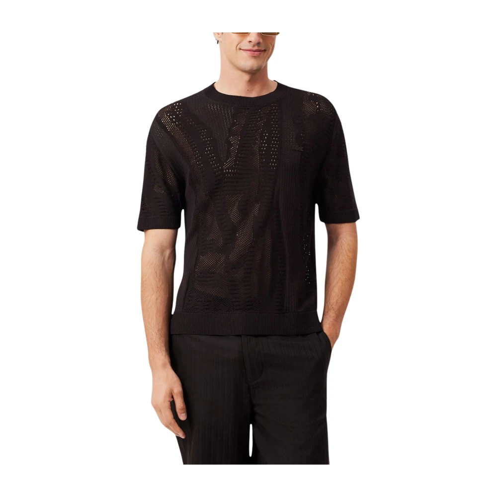 Lacoste Uomo Marrone Maglie, Xl, New,