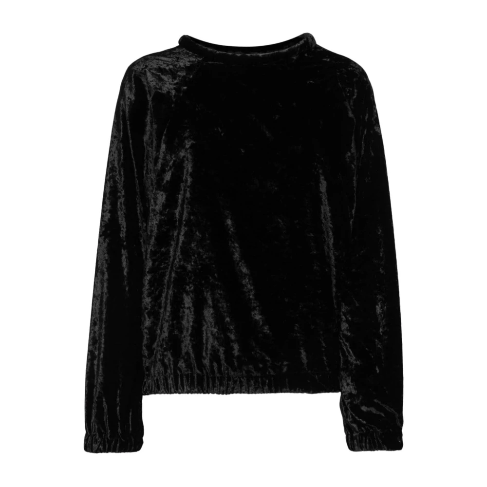 Isabel marant Fluweel Zwart Top Chic Stijl Black Dames