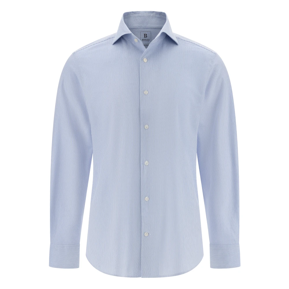 Boggi Milano Herren Blau Shirts, Xlgröße: