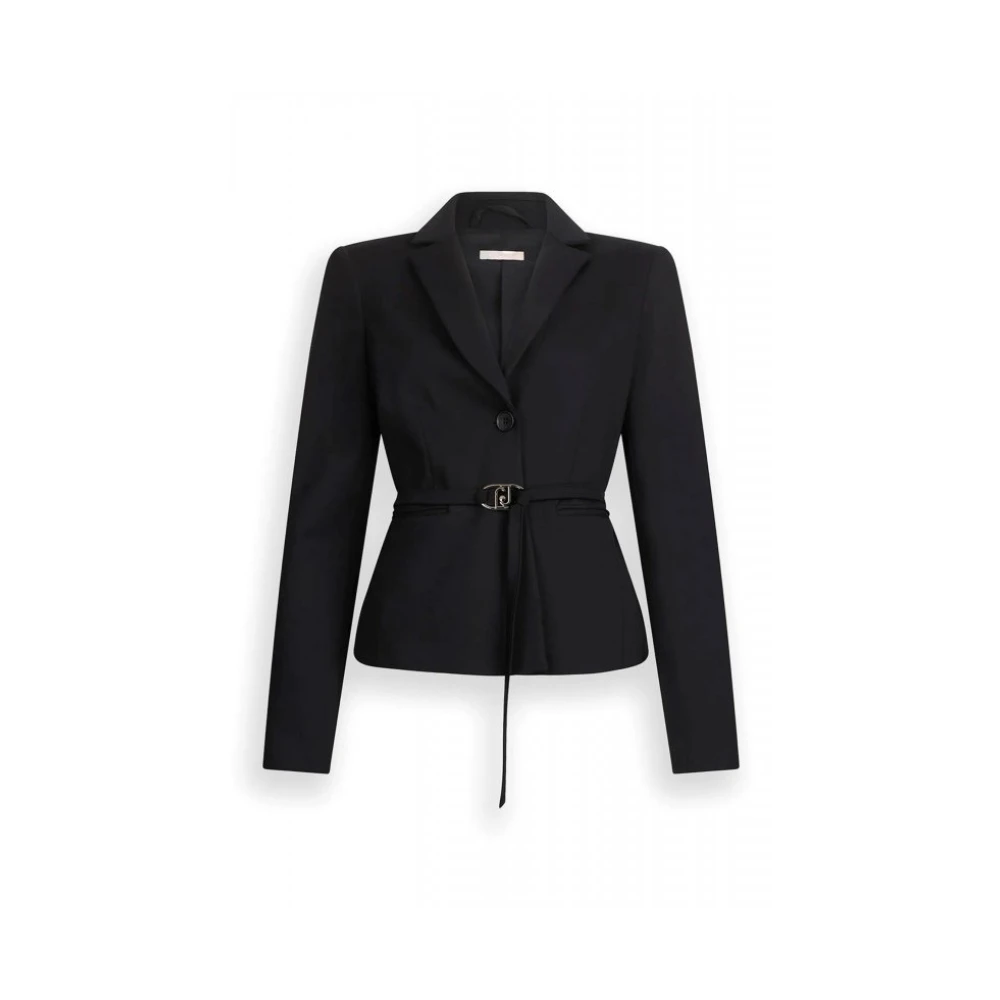 Liu Jo Vrouw Zwart Belted Blazer