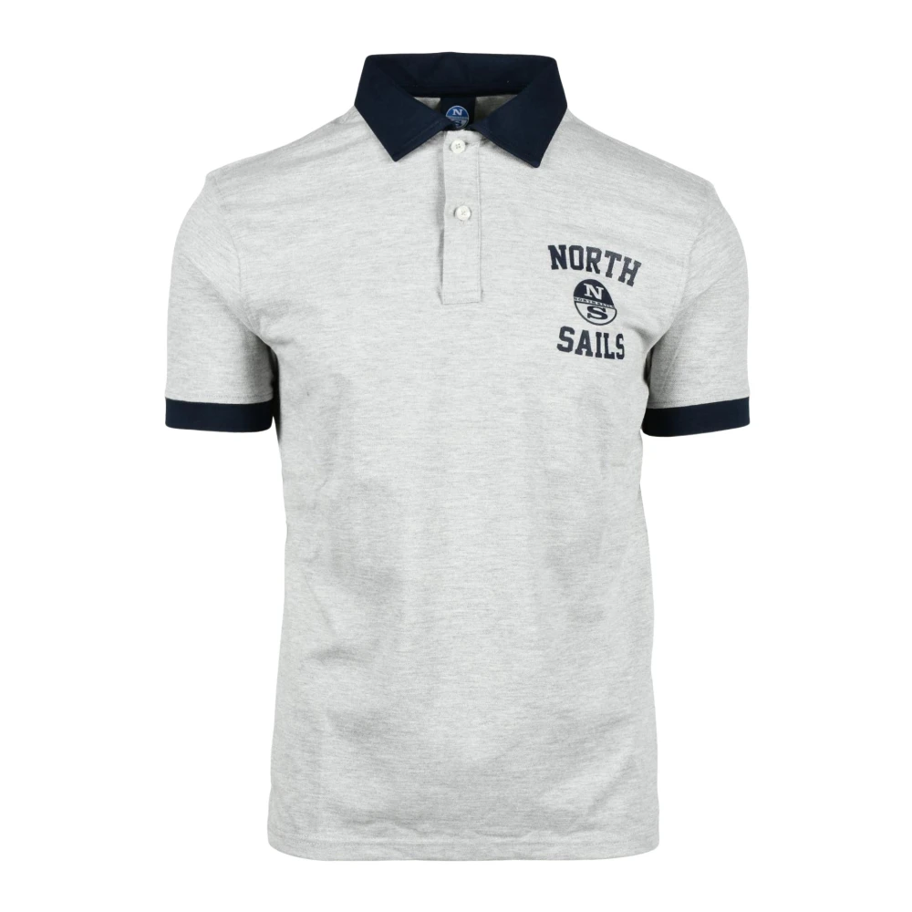 North Sails Katoen Elastaan T-shirt Green Heren