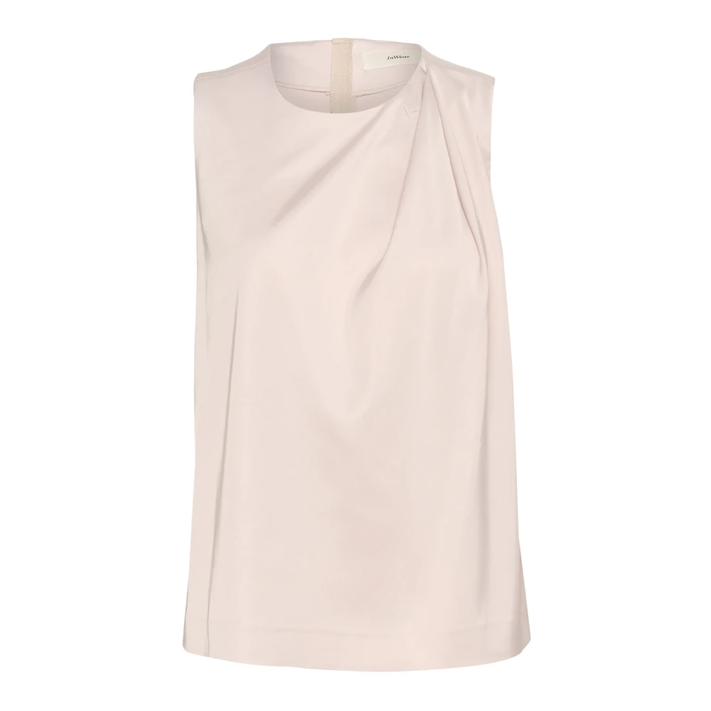 InWear Gedrapeerd Plooi Top Blouse Haze Pink Dames