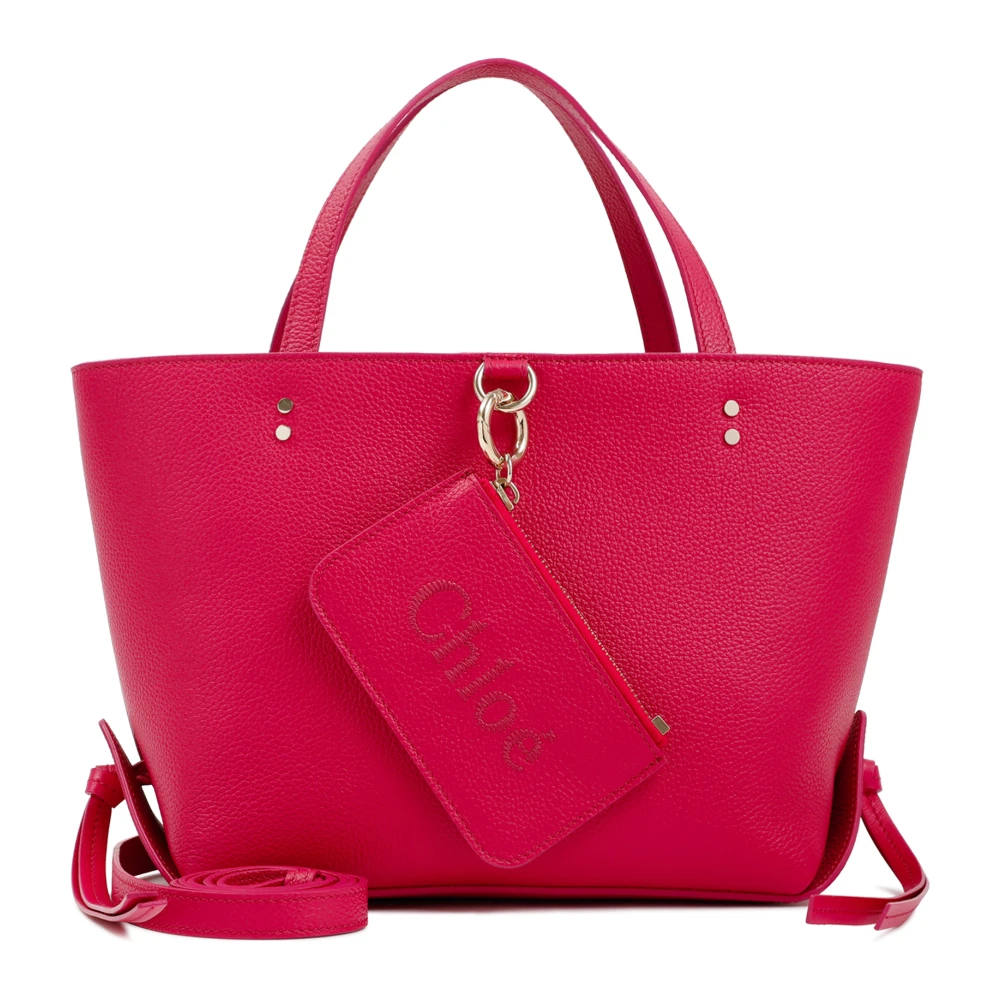 Chloé Fizzy Pink Small East West Tote Pink Dames