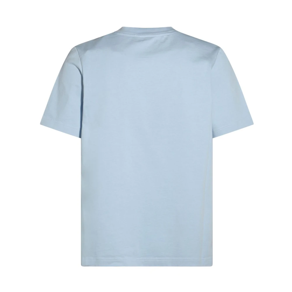 Casablanca Blauwe Logo Print T-shirts en Polo's Blue Heren