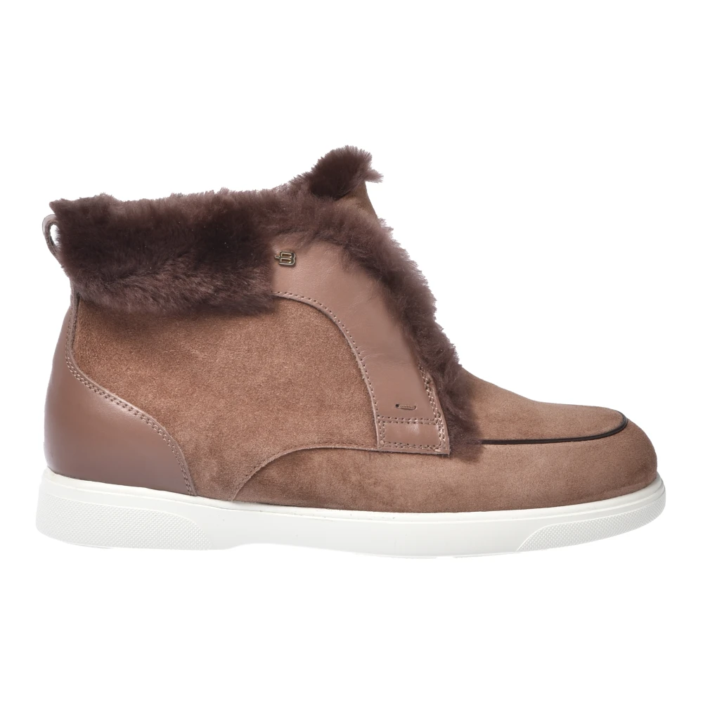 Baldinini Women's Brown Winter Boots, 7 Uk, Suede Ankle Boots