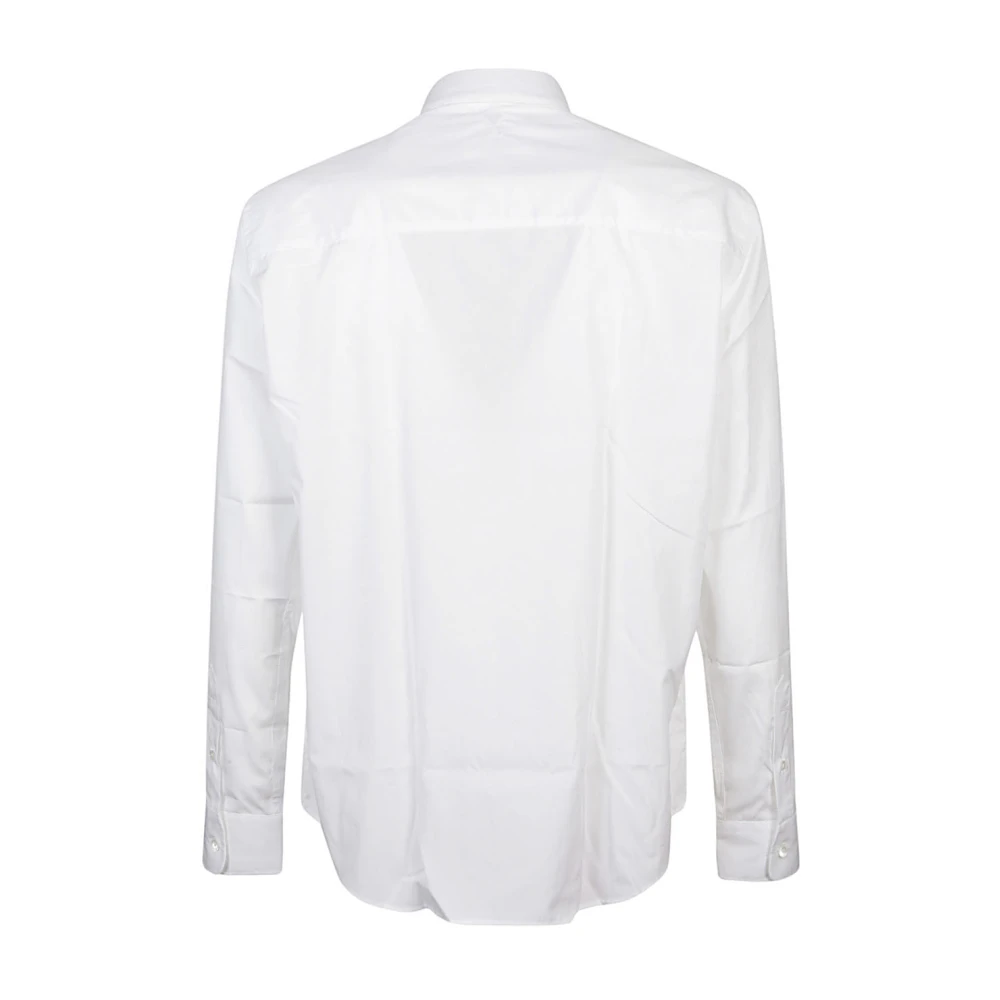 Ami Paris Witte Katoenen Overhemd White Heren