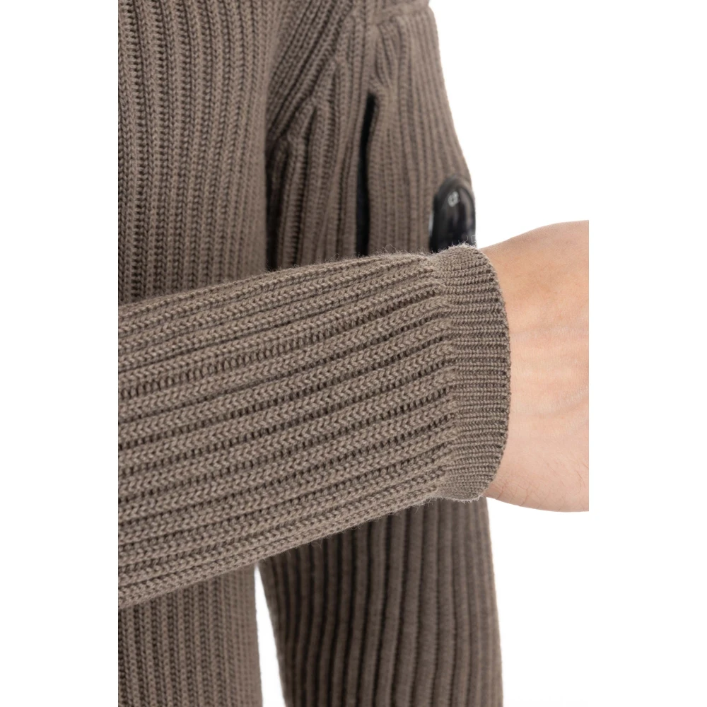 C.P. Company Winterbreisel met CP Lens-detail Brown Heren