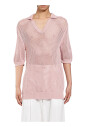multicolor-openwork-knit-polo-shirt