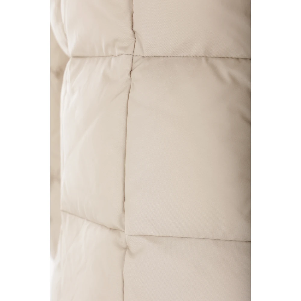 Tatras Licht Beige Nylon Twill Gewatteerde Jas Beige Dames