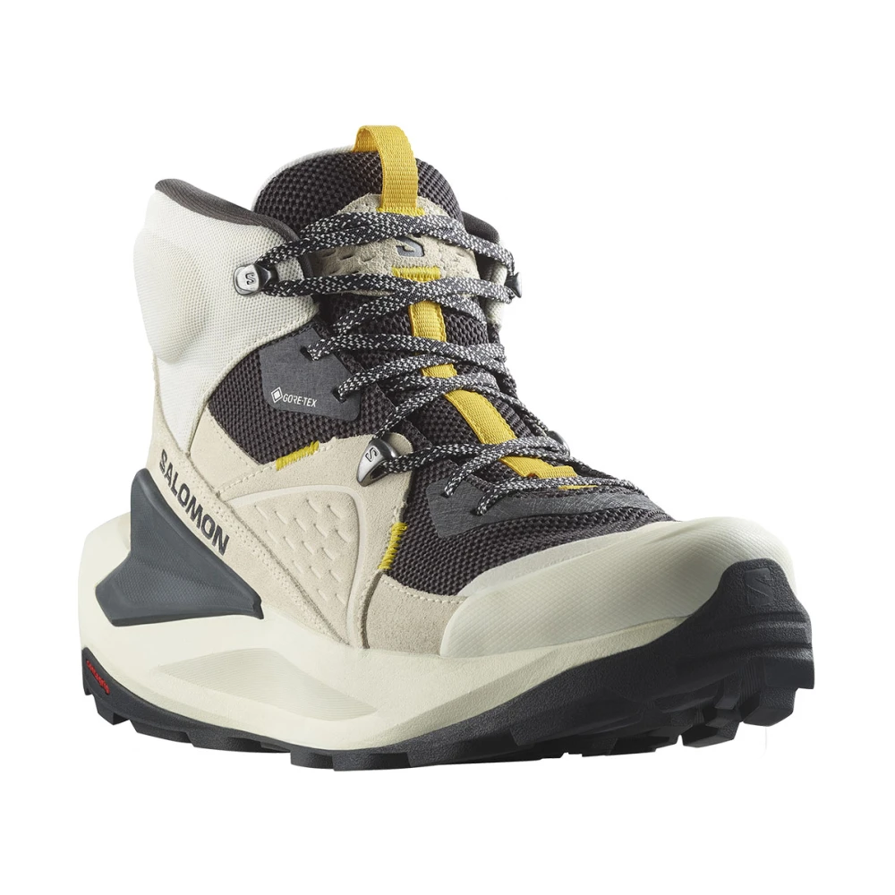 Salomon Mid GTX Vanilla Ice Lemon Elixir Beige Heren