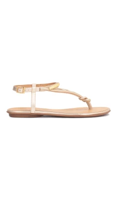 Läder platta sandaler
