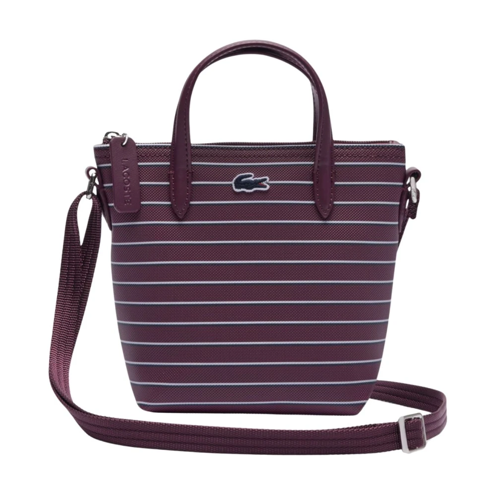 Lacoste Women's Mini Sac Cabas L.12.12 Concept Rayé