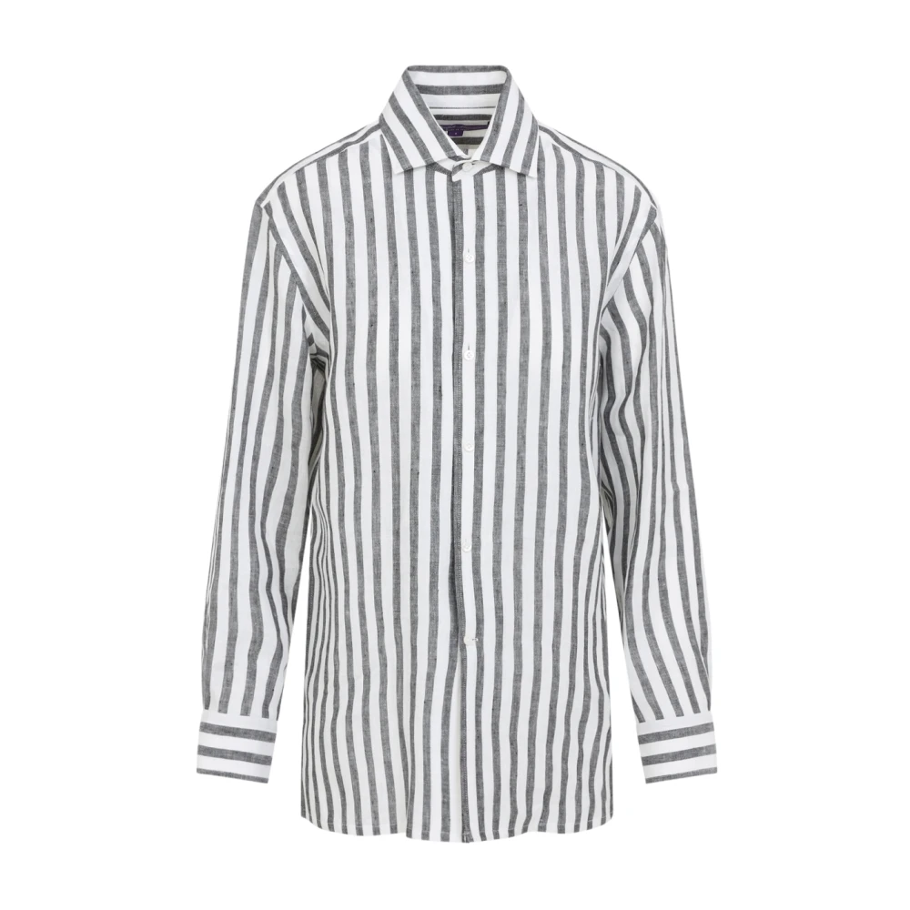 Ralph Lauren Multicolor Capri Striped Linen Shirt - Female - Shirts - Xs - Blouses & Shirts