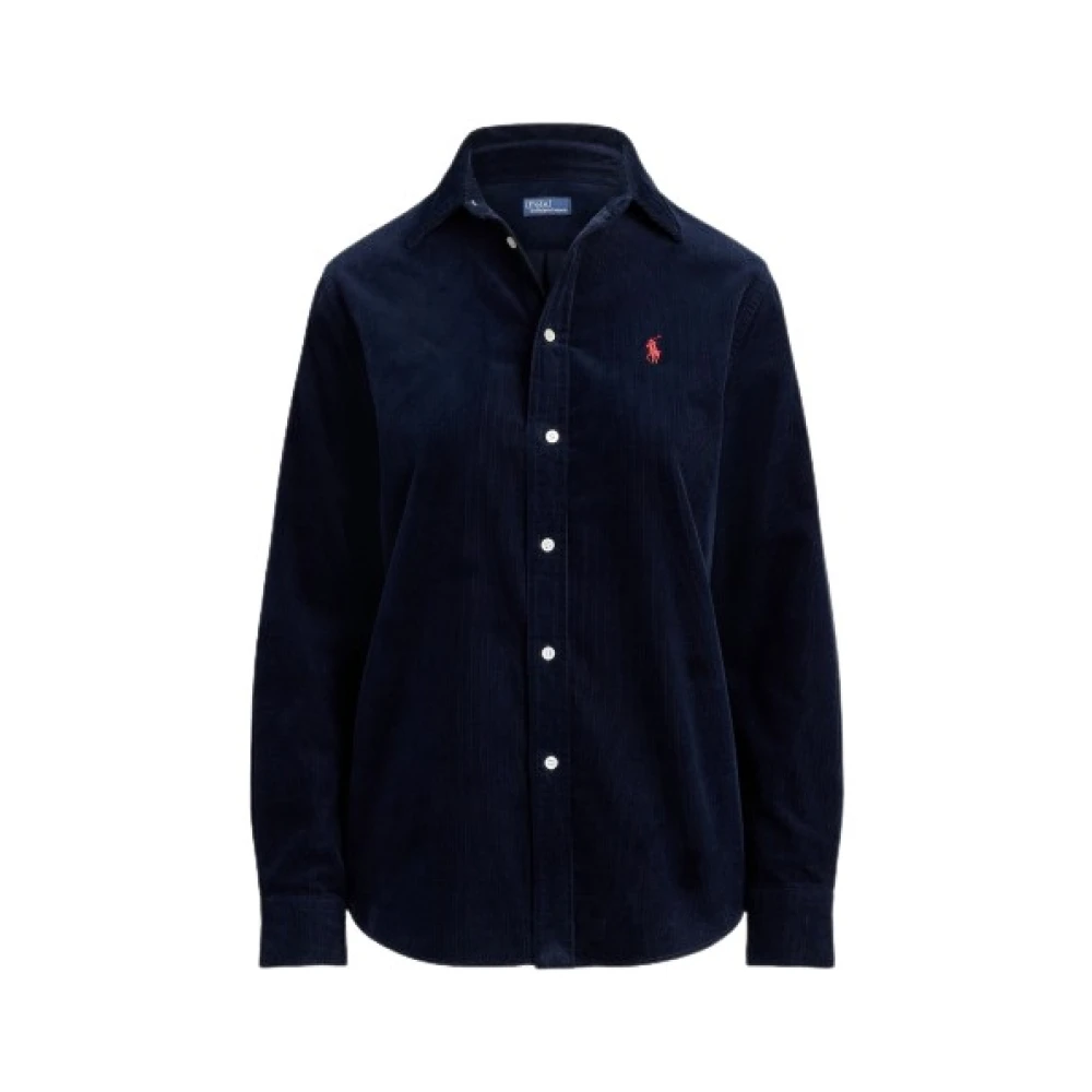 Polo Ralph Lauren Donna Blu Camicette Xs, New,