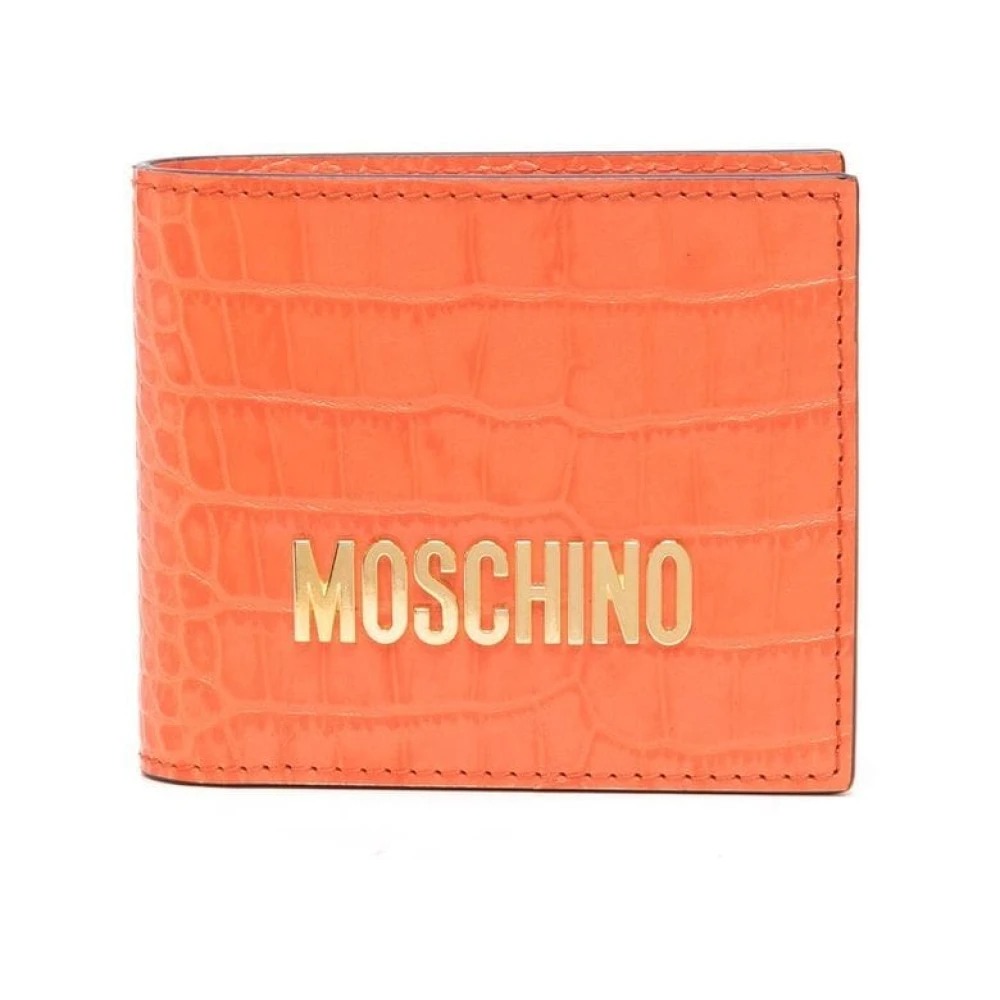 Moschino Plånbok/korthållare Orange Herr