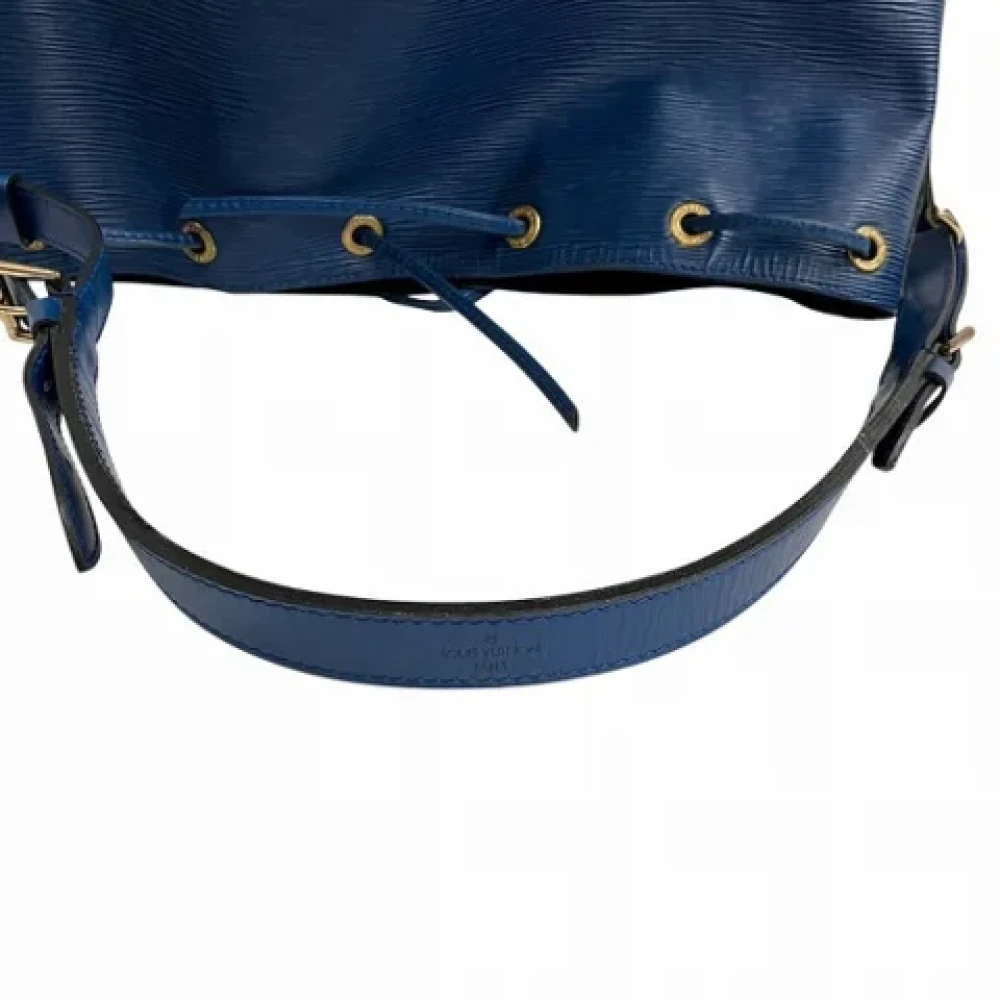 Louis Vuitton Vintage Pre-owned Leather shoulder-bags Blue Dames