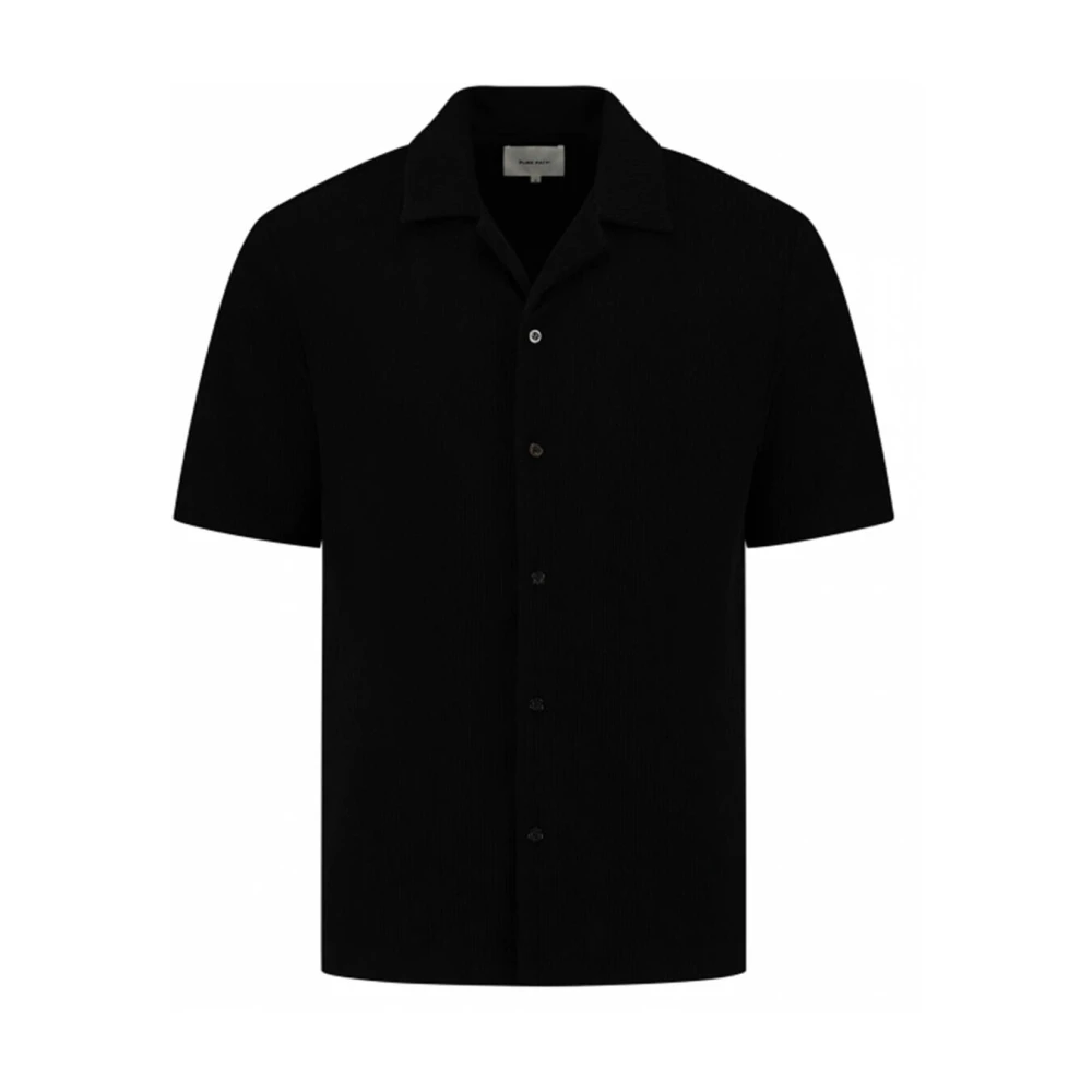Pure Path Lange mouw overhemd Regular Fit Black Heren