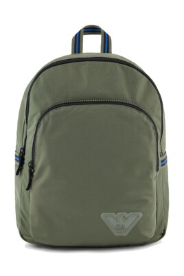 green-nylon-backpack-with-rubber-logo