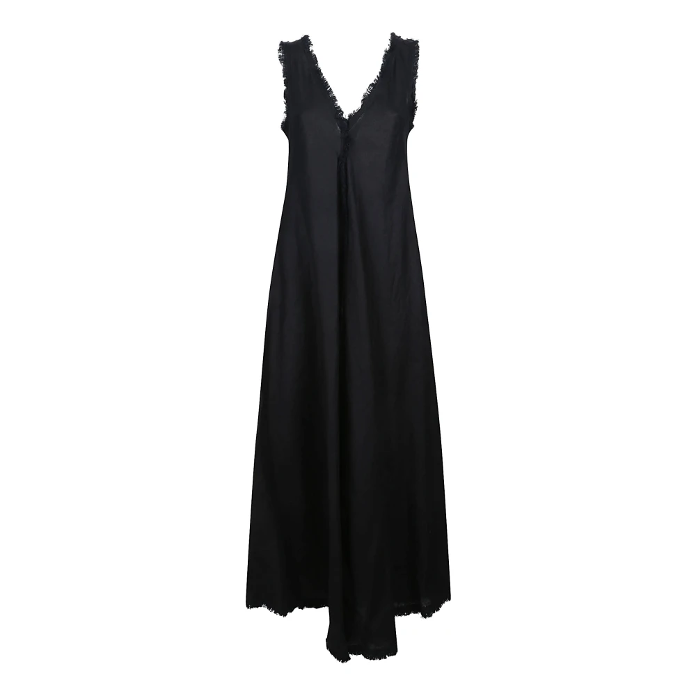 P.a.r.o.s.h. Mouwloze Strandjurk Black Dames