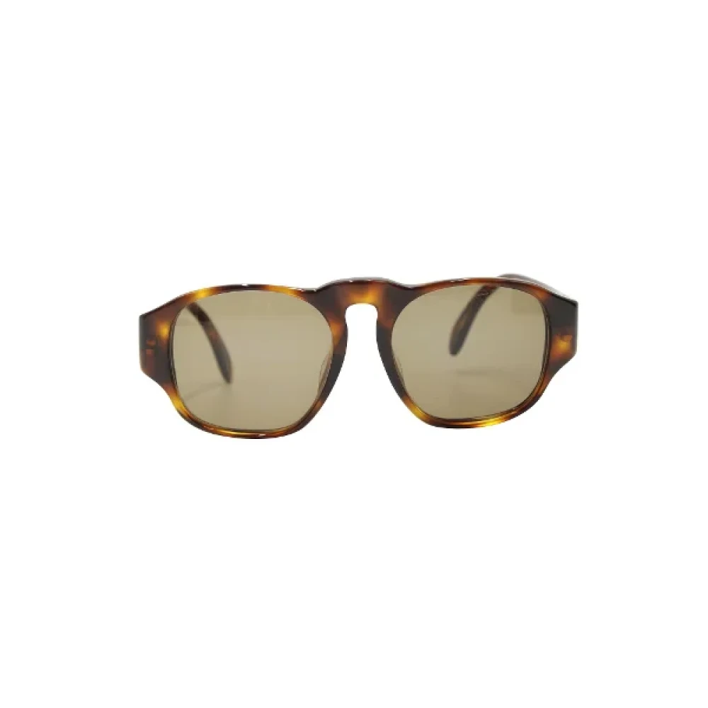 Chanel Vintage Pre-owned Acetate sunglasses Brown Dames