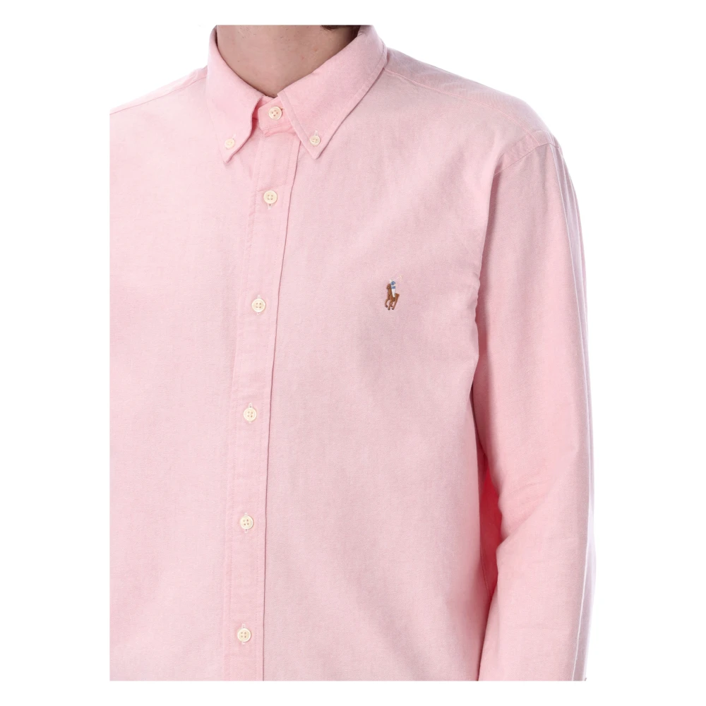 Polo Ralph Lauren Op Maat Gemaakt Overhemd voor Perfecte Pasvorm Pink Heren