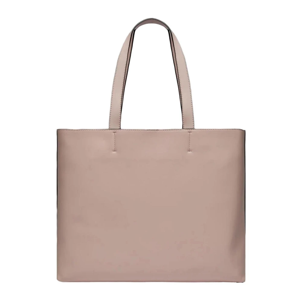 Calvin Klein Jeans Roze Signature Tote Handtas Ritssluiting Pink Dames