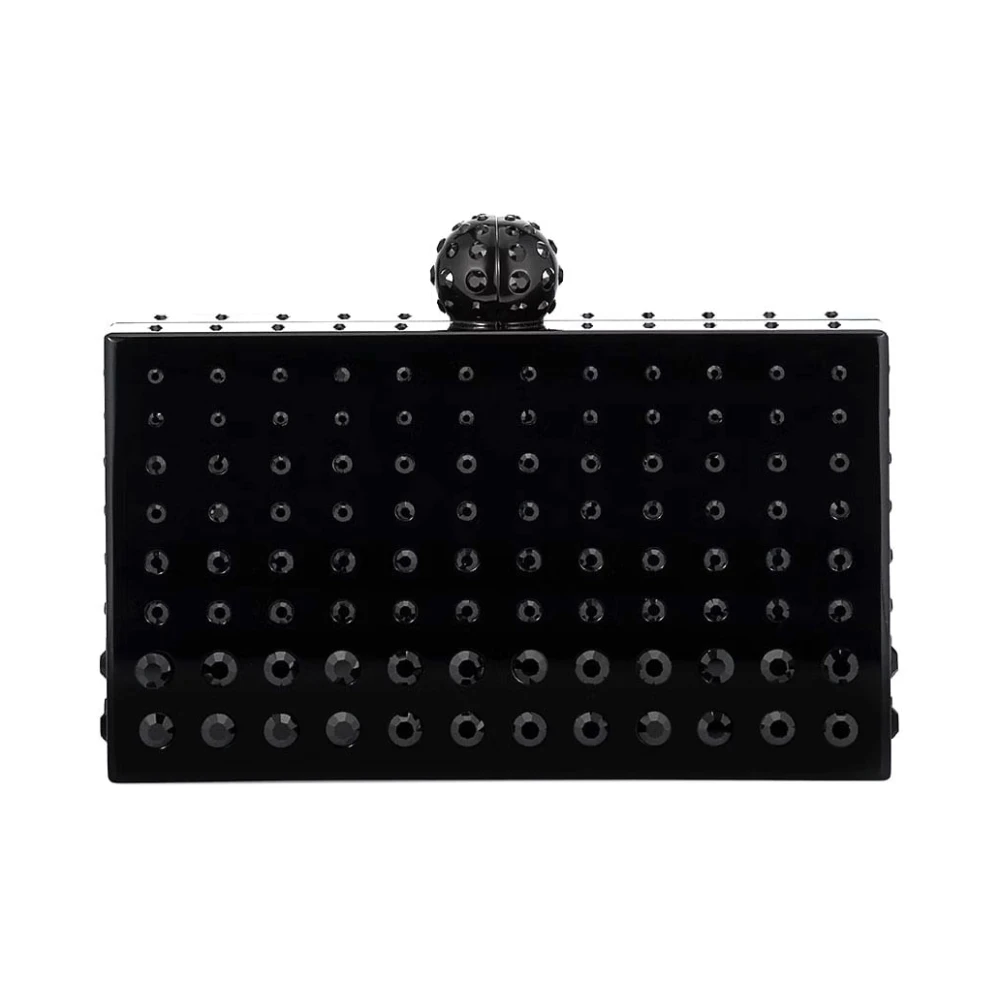 Aquazzura Elegante Clutch Tas voor Vrouwen Black Dames