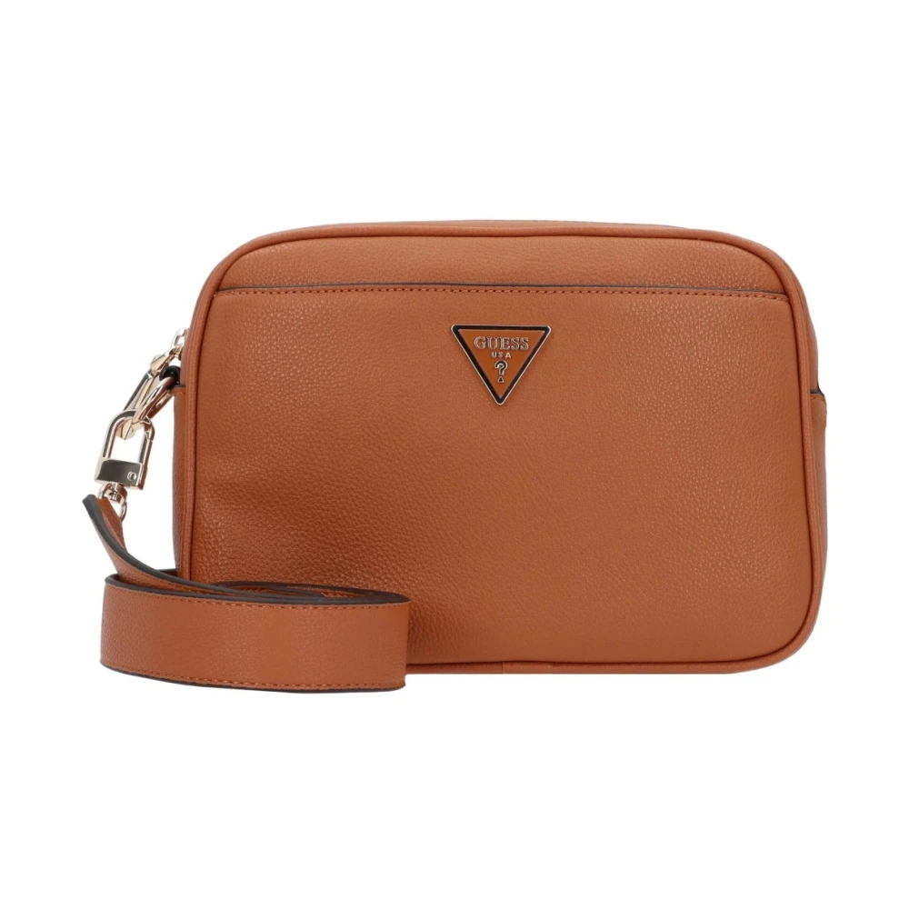 Guess Meridian Camera Crossbody Tas Brown Dames