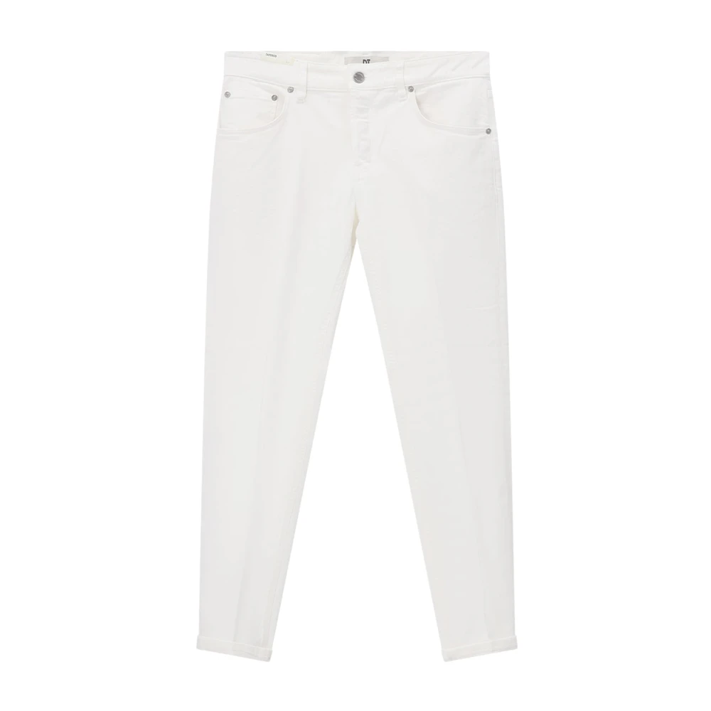 Pt Torino Men's White Tapered-Fit Jeans - Slim Fit Jeans - W33 - Jeans