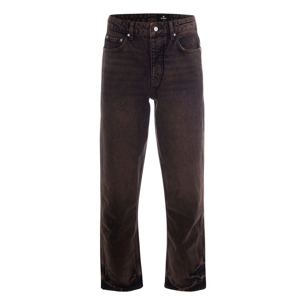 Represent Men's Brown Straight Fit Jeans, W31, R2 Straight Leg Denim